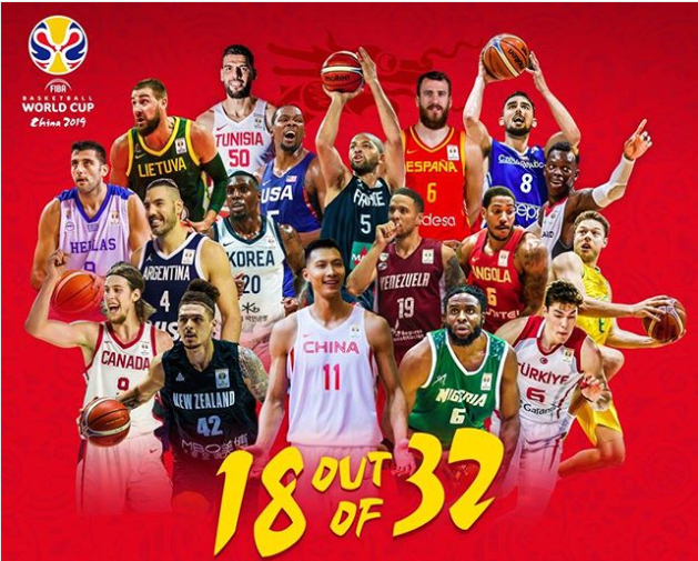 FIBA盛赞中国世界杯:比赛还没打就注定载入史册